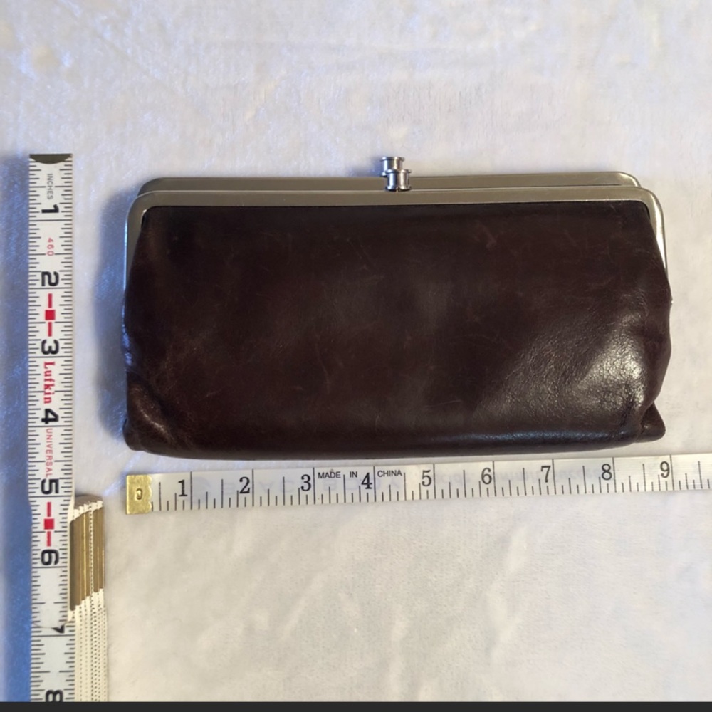 HOBO Lauren Clutch Wallet • Brown Leather